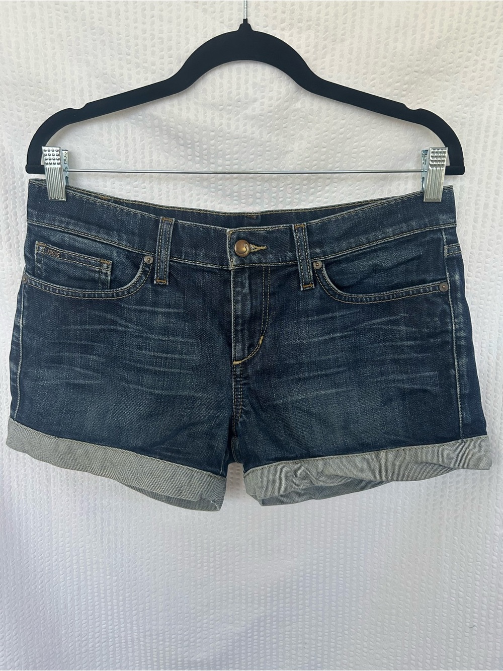 Joe's Jeans Dark Wash Denim Cuffed Shorts Size 28